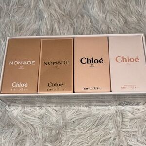 Nomade and Signature Perfume Set - Gold and Cream